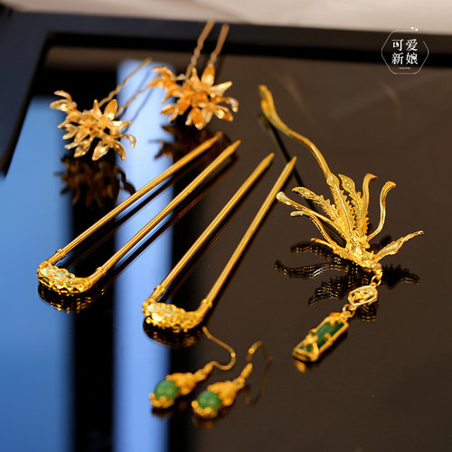 新中式精致高级新娘秀禾头饰