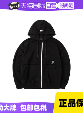 MLB针织夹克男女同款宽松运动服NY大标连帽外套3ATRB0441商场拉链