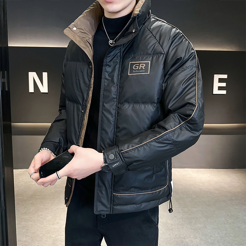 羽绒服男短款冬季时尚加厚保暖