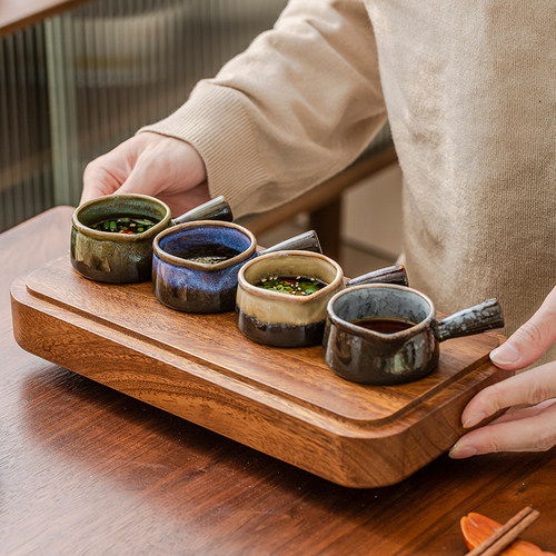 酱料碟味碟色釉窑变迷你小碟