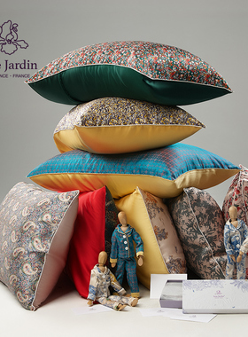 soie jardin6#Liberty印花丝绸枕套意大利进口真丝双面蚕丝枕套