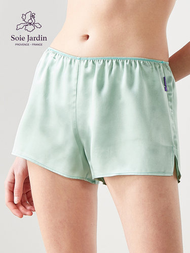 soiejardin0#纯色舒适丝绸睡裤