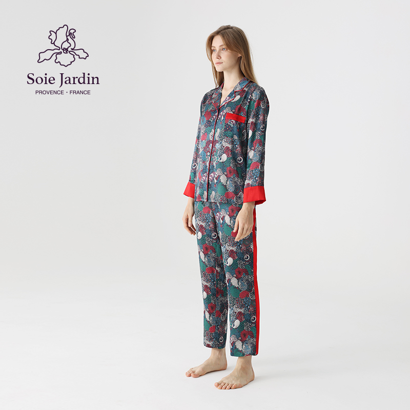 soiejardin海棠英国睡衣套装