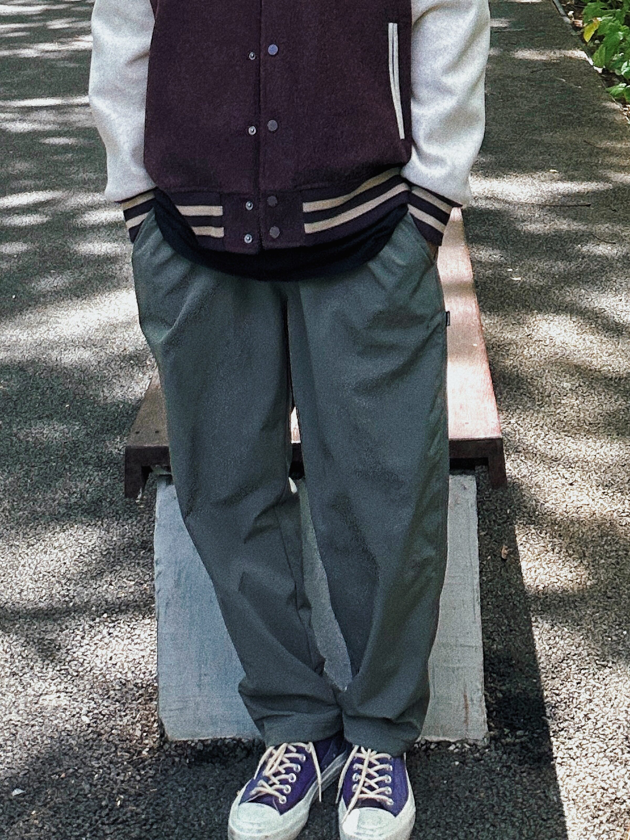 AGITOMADE休闲束脚长裤