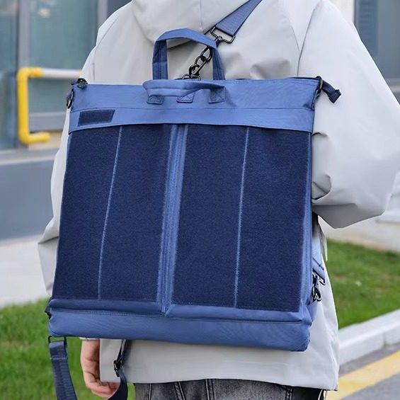 新款飞行员包新式头盔单肩斜挎包蓝色空勤航展战术手提包携行背包