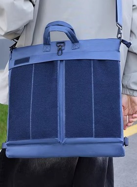 蓝色头盔包飞行员航展标配电影主角同款绿色大容量手提双肩可背包