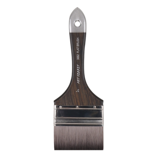 韩国artsecret尼龙画刷平头板刷丙烯油画水粉刷子手绘墙绘板刷美术国画颜料墙刷斜头画画工具水粉画笔刷3882