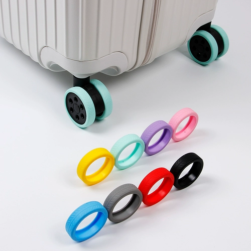 Износостойкий чемодан, защитный чехол, силиконовые универсальные резиновые кольца для путешествий, увеличенная толщина, поворотные колеса