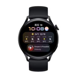 适用华为watch3pro手环膜Watch2pro水凝膜GT3钢化gtRunner手表膜FitNew保护膜雅致版贴膜黑夜跑者全屏2018版