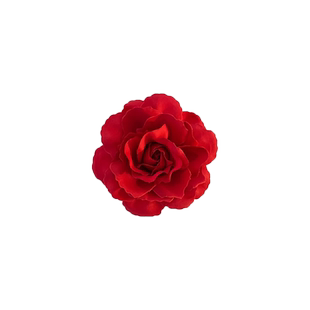 红色玫瑰花发夹女2024年新款山茶花发卡头花大号花朵侧边夹子头饰