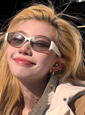 2025新款白色墨镜防紫外线太阳镜