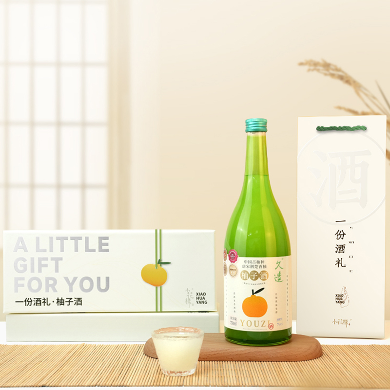 四金奖柚子酒750ml清酒低温发酵
