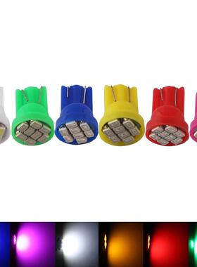 启铭捷汽车LED灯泡 12V T10 8SMD 1206 汽车灯泡 车顶灯牌照灯