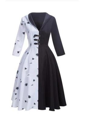 101忠狗Cruella de Vil库伊拉cos服 库伊拉cosplay万圣节表演服