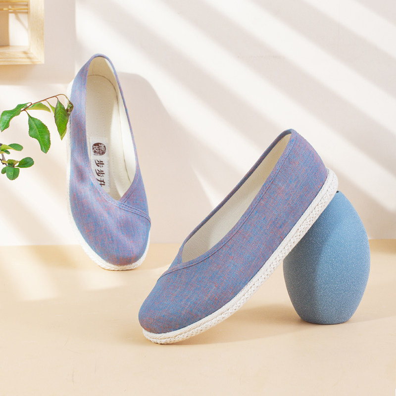 棉麻女鞋蝉说文艺时尚百搭