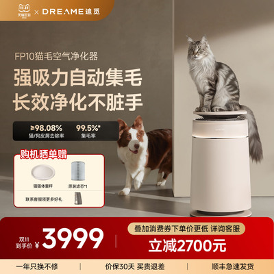 追觅宠物净化器FP10除猫毛