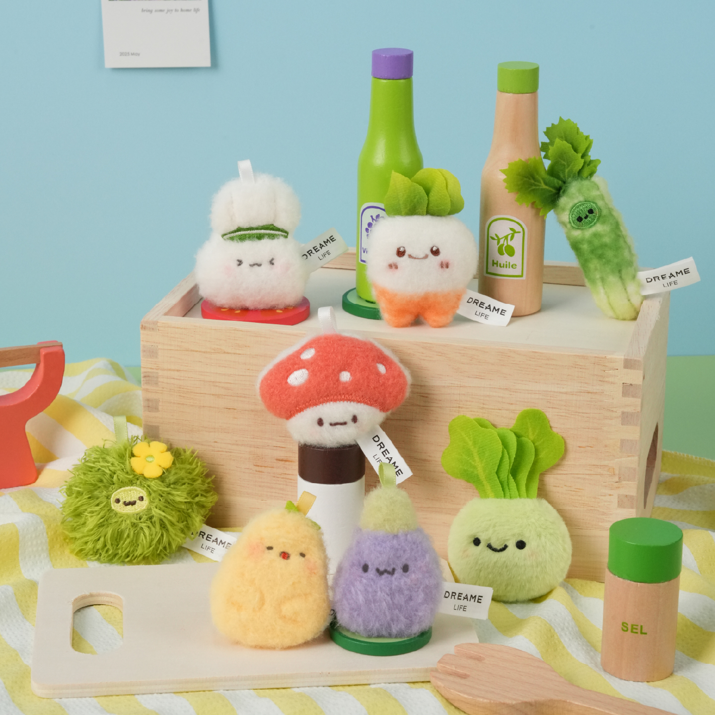 毛绒冰箱贴创意文创装饰品