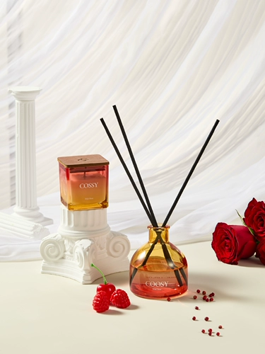 Серия COSSY Flower Story Свеча для ароматерапии Беспламенная ароматерапия Цитрусовый аромат Дезодорация в помещении Свежесть воздуха
