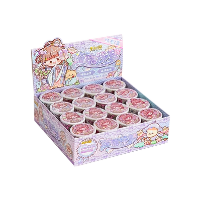 芯陌新款手帐胶带手账贴纸可爱古风国风卡通人物全套整卷套装花边分装随心配女孩肉球便宜的手杖专用交代麻薯