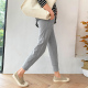 秋季 侧拉炼休闲运动裤 薄款 九分针织裤 孕妇裤 秋冬装 子春秋外穿时尚