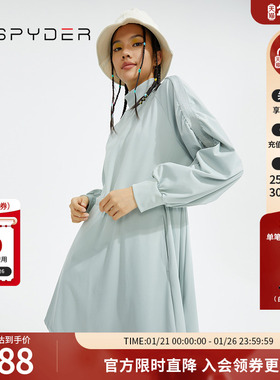 SPYDER蜘蛛秋冬女子356 STYLE收腰舒适亲肤柔软卫衣裙22CF412W