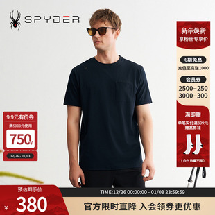 SPYDER蜘蛛春夏男子URBAN T恤24MS475M LIFE吸湿透气运动圆领短袖