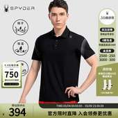SPYDER蜘蛛雪服春夏男子TRAINING系列吸湿排汗针织POLO衫 21CS417M