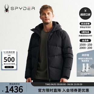 LIFE特氟龙保暖连帽羽绒服24MR201M SPYDER蜘蛛秋冬男子MOUNTAIN