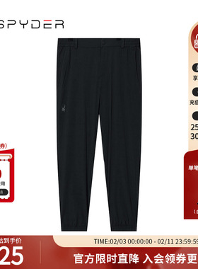 SPYDER蜘蛛春夏男子URBAN LIFE户外休闲运动宽松直筒长裤24MS543M