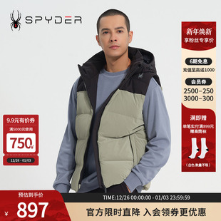 LIFE内搭户外背心23CF223M 夹克SKI SPYDER新品 男子户外保暖无袖