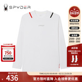 SPYDER蜘蛛秋冬男TRAINING休闲时尚 运动针织长袖 U领T恤24CR423M