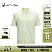 POLO衫 女子TRAINING透气休闲运动短袖 T恤24CS442W 新品 SPYDER夏季