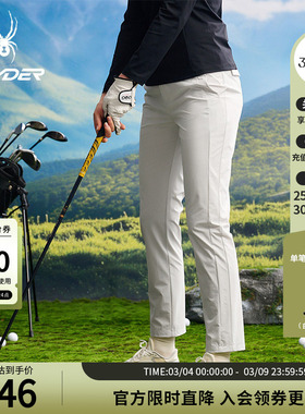 SPYDER蜘蛛春夏女子NATURE GOLF舒适运动休闲长裤25CS548W