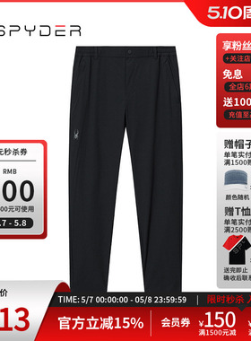 SPYDER蜘蛛春夏男子URBAN LIFE户外休闲运动宽松直筒长裤24MS513M