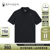 T恤24ES483M 短袖 SPYDER新品 男子TRAINING春夏休闲商务立领POLO衫