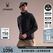 SPYDER蜘蛛春夏男子弹力复合拼接防泼水立领轻羽绒服02JO26127WM