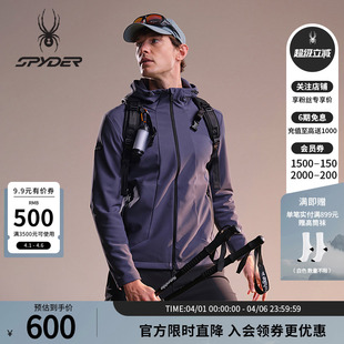 LIFE户外运动连帽休闲夹克24EF103M SPYDER蜘蛛秋冬男子MOUNTAIN