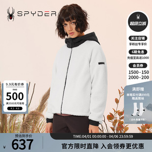 SPYDER蜘蛛秋冬女子SKI 保暖摇粒绒夹克23MR118W LIFE户外外套时尚