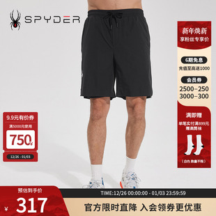 印花休闲运动裤 时尚 23CS527M 男子TRAINING短裤 SPYDER新品