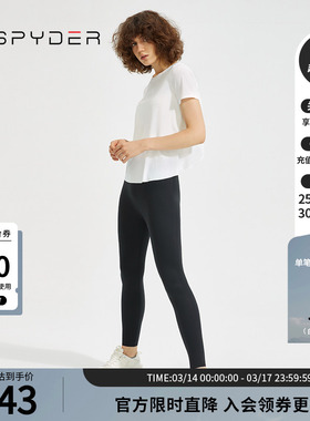 SPYDER蜘蛛雪服夏季新品女子356 STYLE舒适透气短袖T恤22CS488W