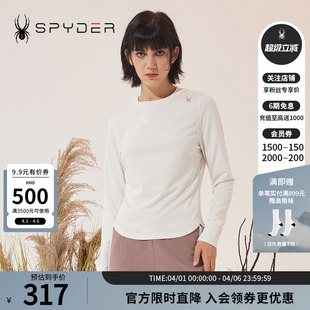 T恤圆领修身 内搭23CF406W 女子TRAINING秋冬长袖 SPYDER新品