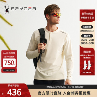 SPYDER蜘蛛秋冬男MOUNTAIN 圆领T恤24CF435M LIFE柔软舒适休闲长袖