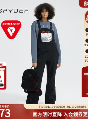 SPYDER蜘蛛冬季女子FREE SKI吸湿排汗滑雪服装P棉滑雪裤22CR504W