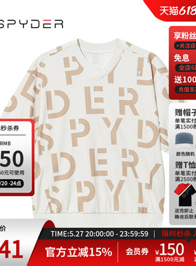 SPYDER蜘蛛春夏女子URBAN LIFE休闲时尚印花短袖圆领T恤24CS416W