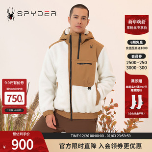SPYDER蜘蛛秋冬男子SKI LIFE摇粒绒外套户外夹克23CF217M
