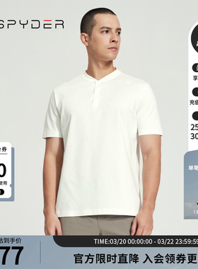 SPYDER蜘蛛春夏男URBAN LIFE舒适凉感休闲商务运动POLO衫24MS403M