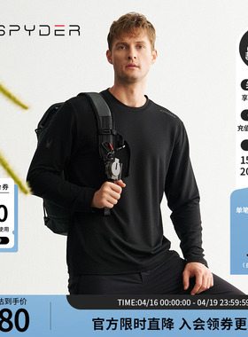 SPYDER蜘蛛秋冬男子MOUNTAIN LIFE户外休闲运动长袖T恤24MF409M