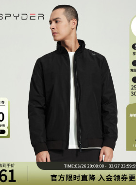 SPYDER新品男子URBAN LIFE运动夹克日常休闲外套24MS107M