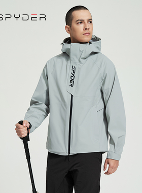 SPYDER蜘蛛春夏男SKI LIFE舒适户外休闲运动连帽夹克外套24CS103M