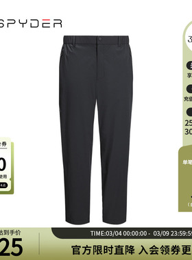 SPYDER夏季新品男子URBAN LIFE透气轻薄户外休闲运动裤子24MS505M